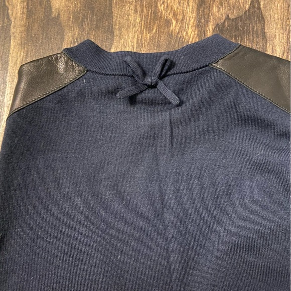 Kate Spade Ginnie Leather Trim Wool Sweater - Picture 14 of 16